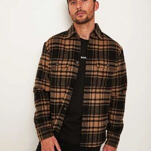 BOSS Neoterio Check Relaxed Fit Jacket Small